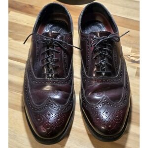 Florsheim‎ Mens 30300 Burgundy Imperial Wingtip Oxford Size 8.5 D Dress Shoes